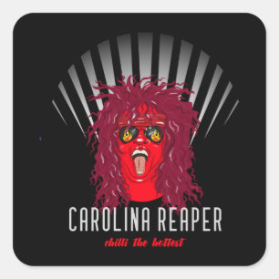 Pegatina Cuadrada Chili