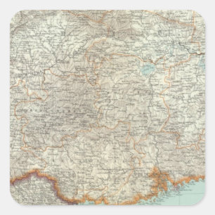 Pegatina Cuadrada China 10