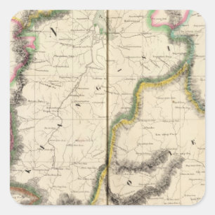 Pegatina Cuadrada China, Asia 87