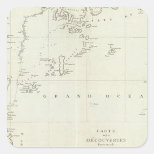 Pegatina Cuadrada China y Asia