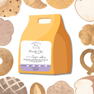 Pegatina Cuadrada Chocolate púrpura femeninoIngredientes de cocinaEt