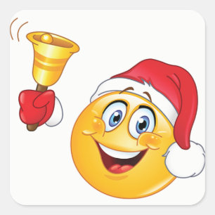 PEGATINA CUADRADA *CHRISTMAS STICKER* CON **IMOGI SANTA CLAUS**