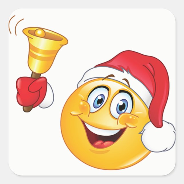 PEGATINA CUADRADA *CHRISTMAS STICKER* CON **IMOGI SANTA CLAUS** (Anverso)