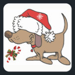 PEGATINA CUADRADA *CHRISTMAS STICKER* CON **NAVIDADES DOGGIE**<br><div class="desc">ESTE *CHRISTMAS STICKER* CON **NAVIDADES DOGGY** SERÁ TAN CUIDADO PARA LOS NIÑOS ESTE AÑO - USO PARA REGALOS,  TARJETAS Y QUÉ TANTO DE LOS CLASSMATES Y SU PROFESOR,  BABICISTA O CUALQUIERA QUE AMEN!!!!</div>