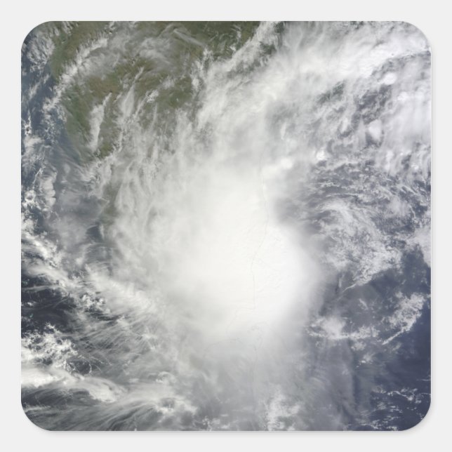 Pegatina Cuadrada Ciclón Jal (Anverso)