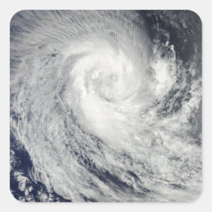 Pegatina Cuadrada Ciclón tropical Imani