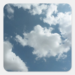 Pegatina Cuadrada Cielo