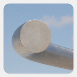 Pegatina Cuadrada Cielos azules metálicos