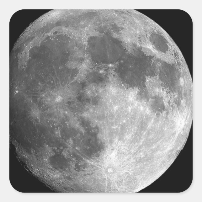 Pegatina Cuadrada cierre lunar (Anverso)