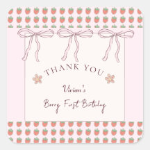 Cinta rosa de fresas de verano gracias