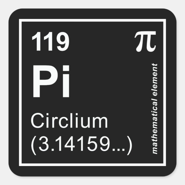 PEGATINA CUADRADA CIRCLIUM (Anverso)