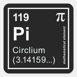 PEGATINA CUADRADA CIRCLIUM