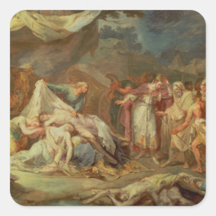 Pegatina Cuadrada Ciro el Grande