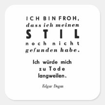Cita de Edgar Degas en la impresión de tipografía