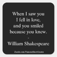 Cita de Shakespeare - Me enamoré