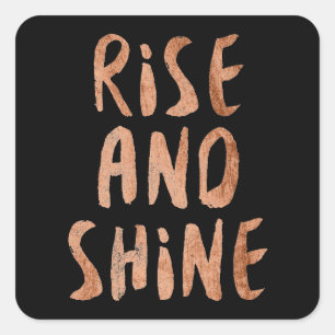 Pegatina Cuadrada Citas de energía I