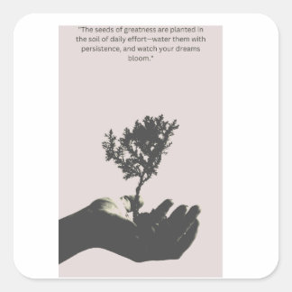 PEGATINA CUADRADA CITAS MOTIVATIVAS