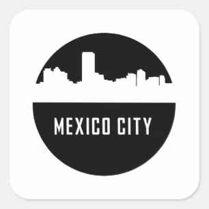 PEGATINA CUADRADA CIUDAD DE MÉXICO