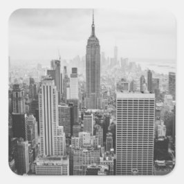 Pegatina Cuadrada Ciudad de Nueva York