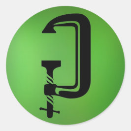 Pegatina Cuadrada Clamp AH2010