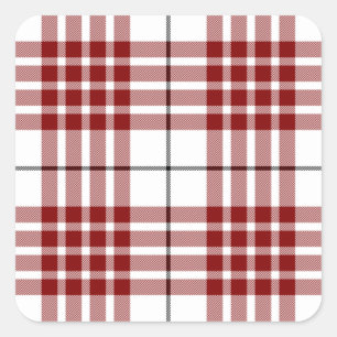Pegatina Cuadrada Clan Buchanan Tartan