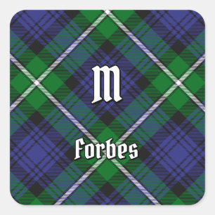 Pegatina Cuadrada Clan Forbes Tartan