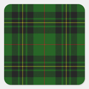 Pegatina Cuadrada Clan Forbes Tartan