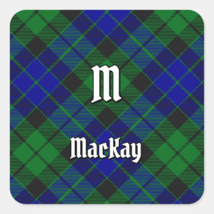 Pegatina Cuadrada Clan MacKay Tartan