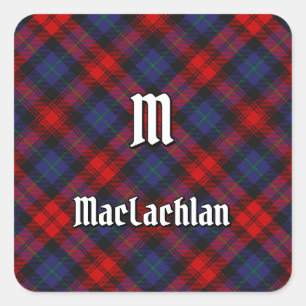 Pegatina Cuadrada Clan MacLachlan Tartan