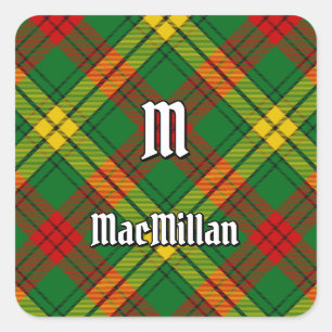 Pegatina Cuadrada Clan MacMillan Tartan