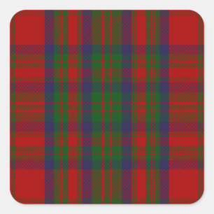 Pegatina Cuadrada Clan Matheson Tartan