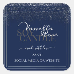 Pegatina Cuadrada Clásicas Etiquetas de empaquetado de productos de