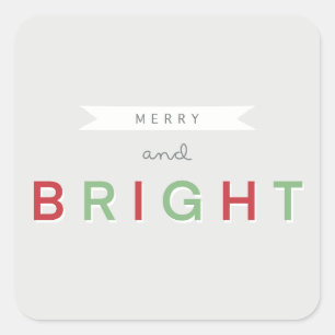 Pegatina Cuadrada Clásico De Cereza Y Brillo