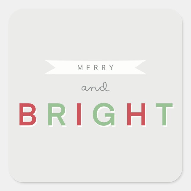 Pegatina Cuadrada Clásico De Cereza Y Brillo (Anverso)