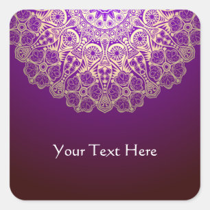 Pegatina Cuadrada Classy Mandala Sticker
