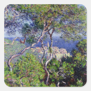 Pegatina Cuadrada Claude Monet   Bordighera, 1884