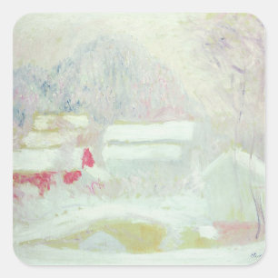 Pegatina Cuadrada Claude Monet   Sandviken (Noruega)