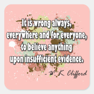 Pegatina Cuadrada Clifford