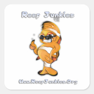 Pegatina Cuadrada Clownie Square Sticker