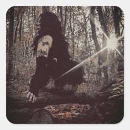 Pegatina Cuadrada Clownin' Sticker