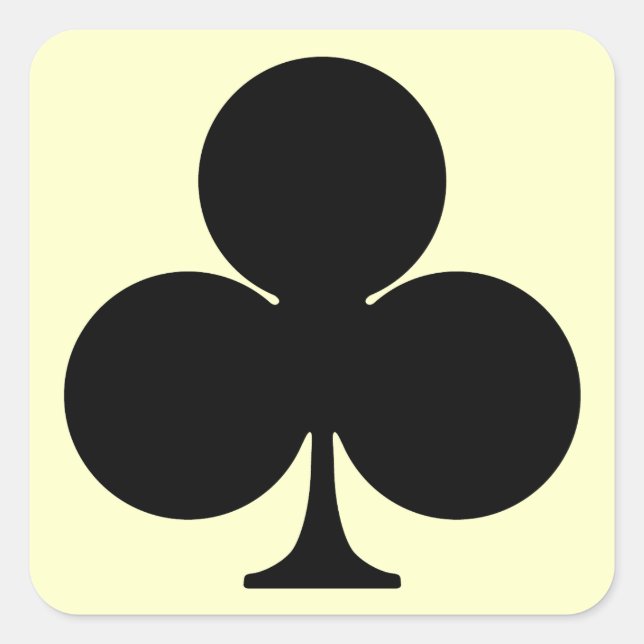 Pegatina Cuadrada club (Anverso)