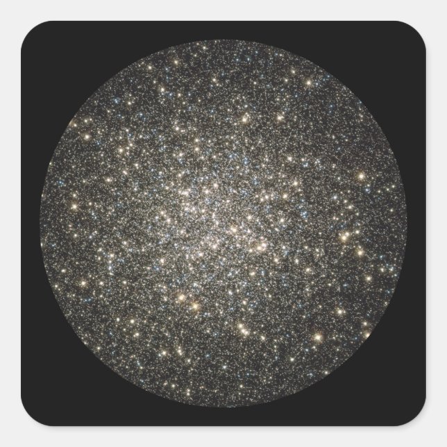 Pegatina Cuadrada Clúster global M13 2 (Anverso)