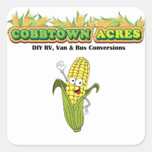 Pegatina Cuadrada Cobby de Cobbtown Acres