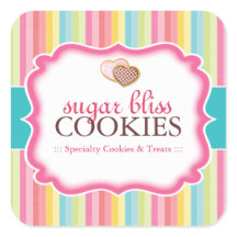 Cocina y postre - Pegatinas de envasado