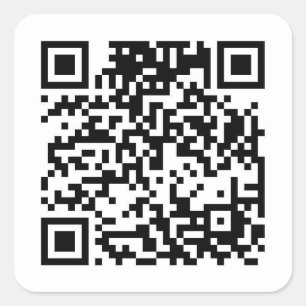 Pegatina Cuadrada Código QR