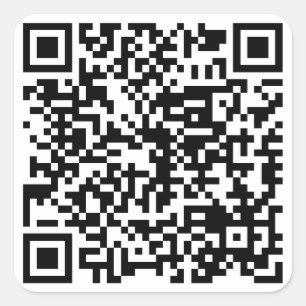Pegatina Cuadrada Código QR