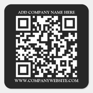 PEGATINA CUADRADA CÓDIGO QR