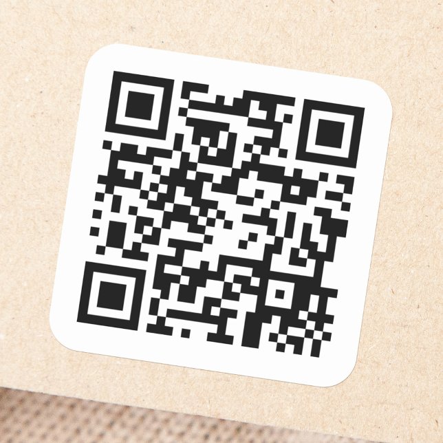 Pegatina Cuadrada código QR (Subido por el creador)