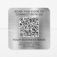 Código QR de Negocios Plata