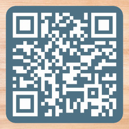 Pegatina Cuadrada Código QR personalizado de dirección URL del sitio